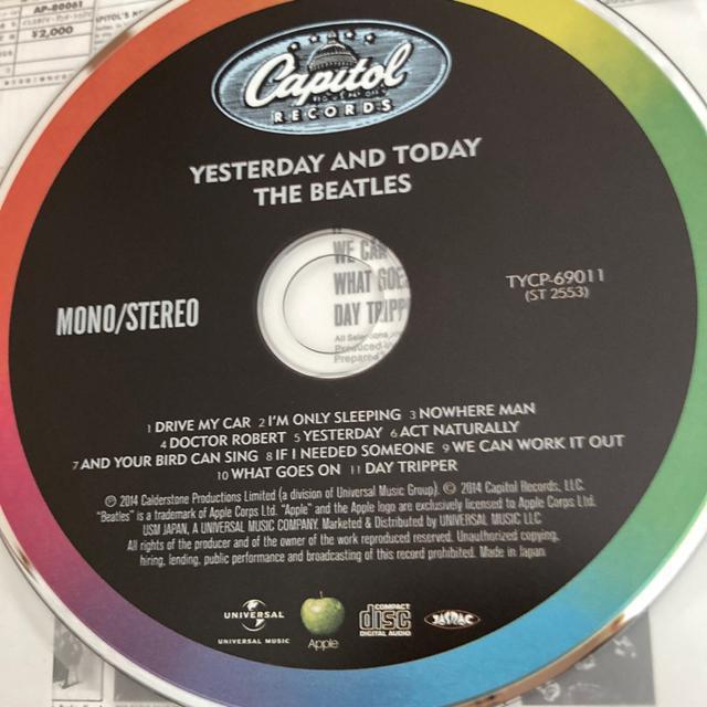 【値下げ】THE BEATLES / THE U.S. BOX バラ売り 11) YESTERDAY AND TODAY < タレントグッズ  【値下げ】THE BEATLES / THE U.S. BOX バラ売り 11) YESTERDAY AND TODAY < タレントグッズの