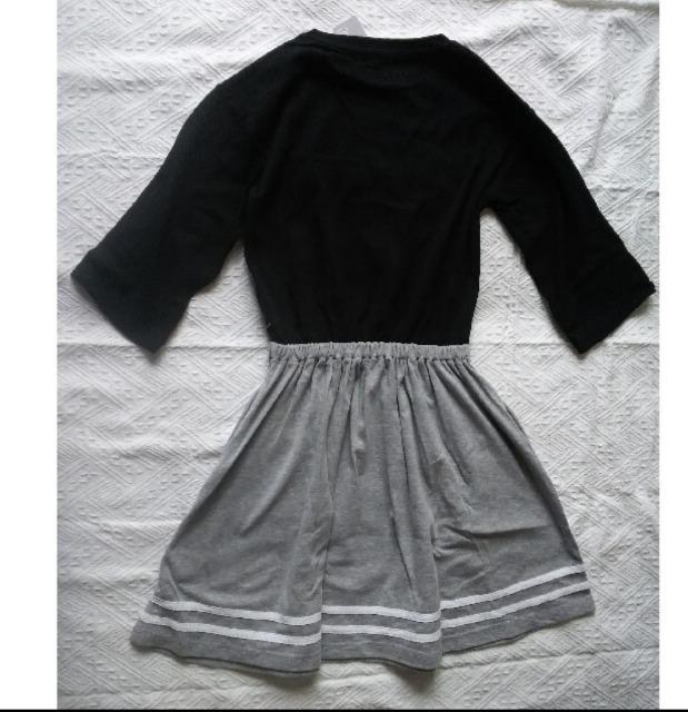 140★LOCK HEAVEN★トレーナー生地ドッキングワンピース★新品 < キッズ/ベビー 140★LOCK HEAVEN★トレーナー生地ドッキングワンピース★新品 < キッズ/ベビーの