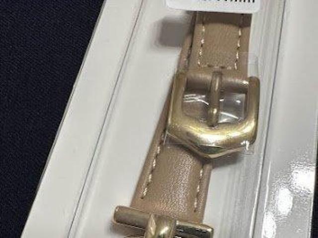 Apple Watch バンド 合皮 38/40/41mm ライトカーキ+ゴールド < 女性アクセサリー/時計 Apple Watch バンド 合皮 38/40/41mm ライトカーキ+ゴールド < 女性アクセサリー/時計の
