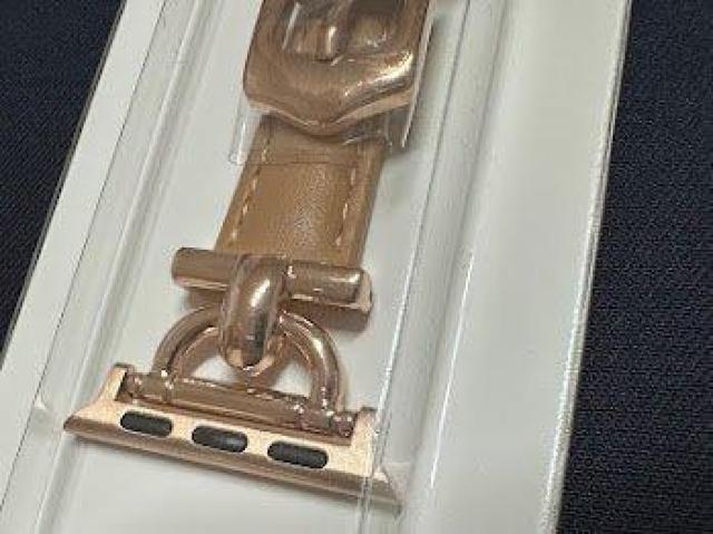 Apple Watch バンド 合皮 38/40/41mm ライトカーキ+ゴールド < 女性アクセサリー/時計 Apple Watch バンド 合皮 38/40/41mm ライトカーキ+ゴールド < 女性アクセサリー/時計の