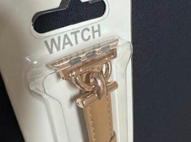 Apple Watch バンド 合皮 38/40/41mm ライトカーキ+ゴールド < 女性アクセサリー/時計 Apple Watch バンド 合皮 38/40/41mm ライトカーキ+ゴールド < 女性アクセサリー/時計の