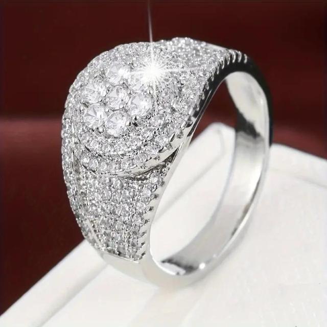 残1点★爆ヤス価格590円★きらめくジルコニアの花の指輪 エレガントな金のリングUSAサイズ7号(日本サイズ14号)ゴールド < 女性アクセサリー/時計 残1点★爆ヤス価格590円★きらめくジルコニアの花の指輪 エレガントな金のリングUSAサイズ7号(日本サイズ14号)ゴールド < 女性アクセサリー/時計の