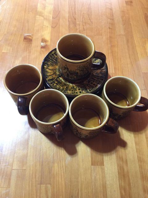 316.新品☆カップ&ソーサー5客☆風景柄 < インテリア/ライフ  316.新品☆カップ&ソーサー5客☆風景柄  < インテリア/ライフの