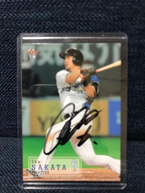日本ハムファイターズ 中田翔選手 直筆サインカード BBM < トレーディングカード  日本ハムファイターズ 中田翔選手 直筆サインカード BBM  < トレーディングカードの