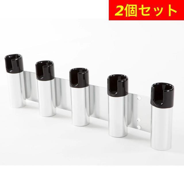 ロッドホルダーアルミ5連 2個セット 釣り 船 ボート トローリング < レジャー/スポーツ  ロッドホルダーアルミ5連 2個セット 釣り 船 ボート トローリング  < レジャー/スポーツの