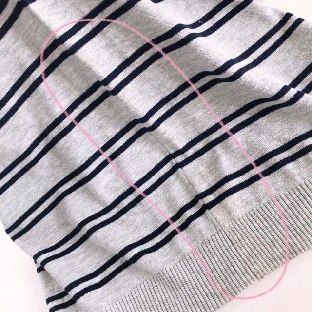 ◆新品!!GALSTAR/ギャルスター◆定番丸襟カーディガン★ネイビー×ボーダーM♪ < 女性ファッション  ◆新品!!GALSTAR/ギャルスター◆定番丸襟カーディガン★ネイビー×ボーダーM♪ < 女性ファッションの