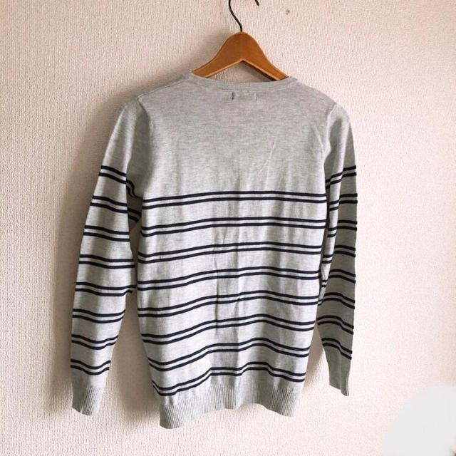 ◆新品!!GALSTAR/ギャルスター◆定番丸襟カーディガン★ネイビー×ボーダーM♪ < 女性ファッション  ◆新品!!GALSTAR/ギャルスター◆定番丸襟カーディガン★ネイビー×ボーダーM♪ < 女性ファッションの