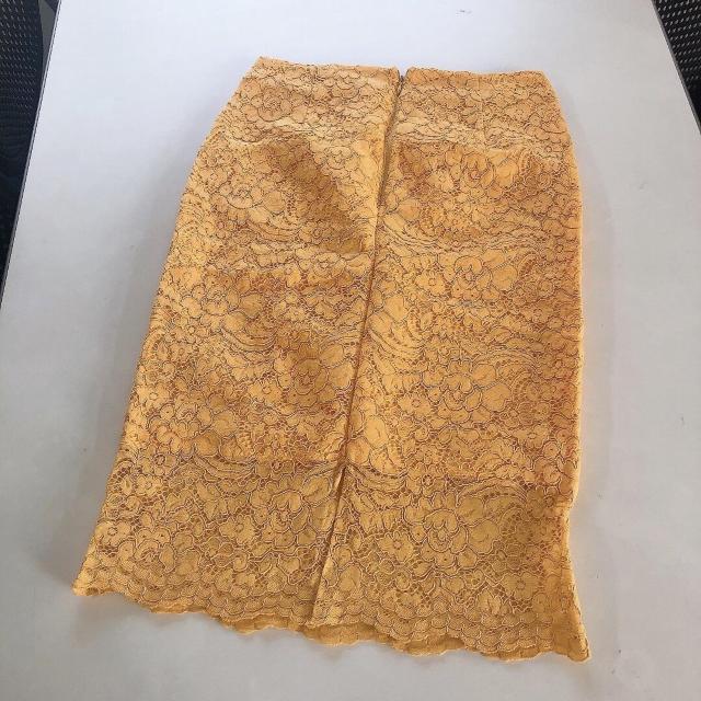 ◆GU/ジーユー◆毎年定番レースタイトスカート★オレンジM*秋コーデ美品♪ < ブランド  ◆GU/ジーユー◆毎年定番レースタイトスカート★オレンジM*秋コーデ美品♪ < ブランドの