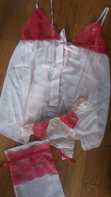 3Lサイズ!ブランド品!トリンプ!キュート&セクシー!Tバック付き!ポーチ付き!ベビードール!の3点セット! < 女性ファッション  3Lサイズ!ブランド品!トリンプ!キュート&セクシー!Tバック付き!ポーチ付き!ベビードール!の3点セット! < 女性ファッションの