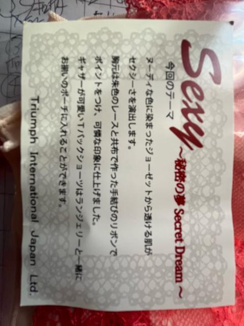 3Lサイズ!ブランド品!トリンプ!キュート&セクシー!Tバック付き!ポーチ付き!ベビードール!の3点セット! < 女性ファッション  3Lサイズ!ブランド品!トリンプ!キュート&セクシー!Tバック付き!ポーチ付き!ベビードール!の3点セット! < 女性ファッションの