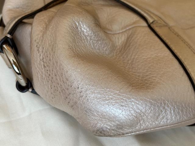 確実本物コーチ シャンパンゴールド本革ショルダーバッグ < ブランド 確実本物コーチ シャンパンゴールド本革ショルダーバッグ < ブランドの