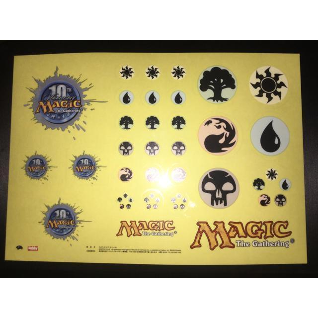 MTG 10TH Anniversary 10周年記念 ステッカー シール < トレーディングカード  MTG 10TH Anniversary 10周年記念 ステッカー シール  < トレーディングカードの