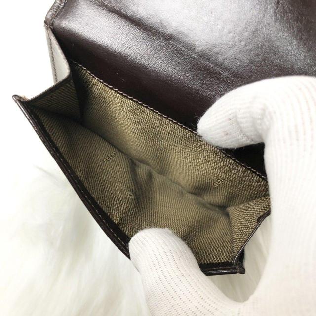 【美品】FENDI フェンディ 二つ折り財布 折り財布 ズッカ柄 キャンバス レザー ブラウン < ブランド 【美品】FENDI フェンディ 二つ折り財布 折り財布 ズッカ柄 キャンバス レザー ブラウン < ブランドの