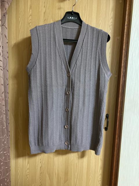 2083.ニットロングベスト☆ブラウン系/ココア☆サイズL程度 < 女性ファッション 2083.ニットロングベスト☆ブラウン系/ココア☆サイズL程度 < 女性ファッションの