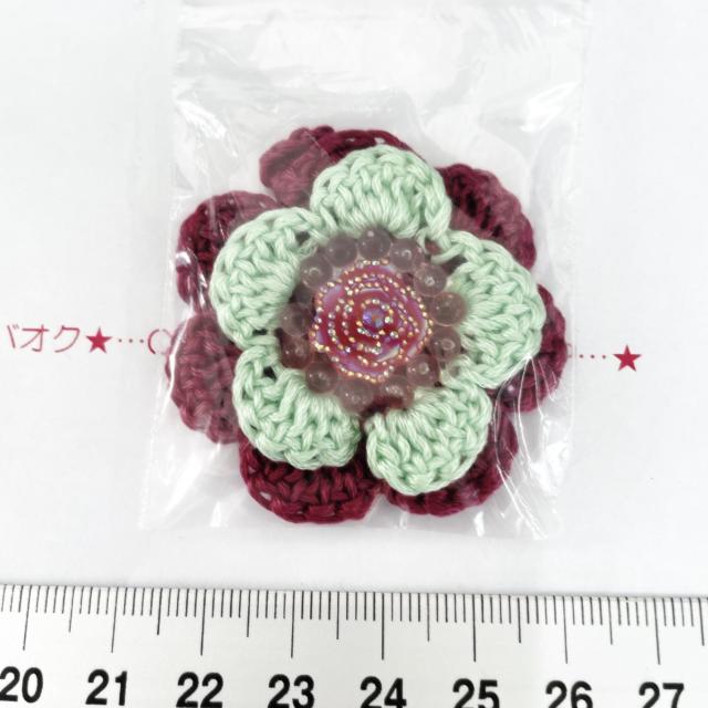 28*ハンドメイド♪オリジナルビジュー カラフルお花 ループ付き 3 < ペット/手芸/園芸 28*ハンドメイド♪オリジナルビジュー カラフルお花 ループ付き 3 < ペット/手芸/園芸の