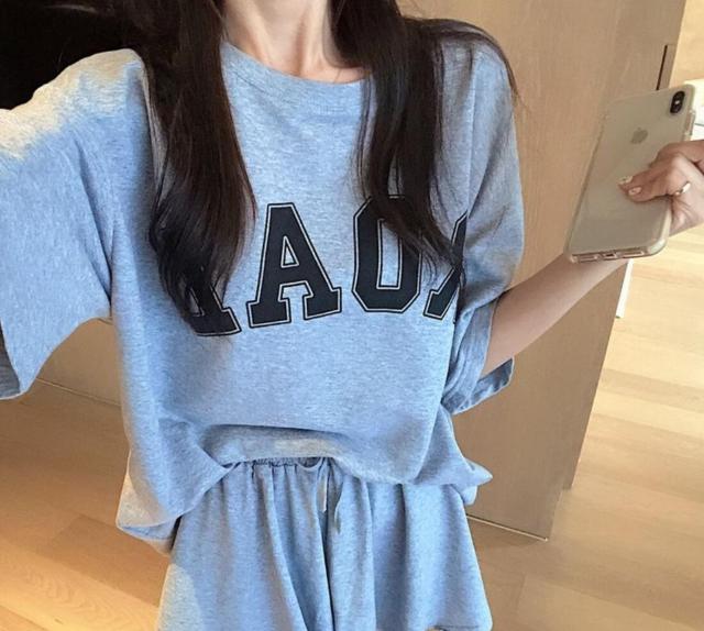 人気★セットアップ上下セット★半袖・半パンXL < 女性ファッション  人気★セットアップ上下セット★半袖・半パンXL < 女性ファッションの