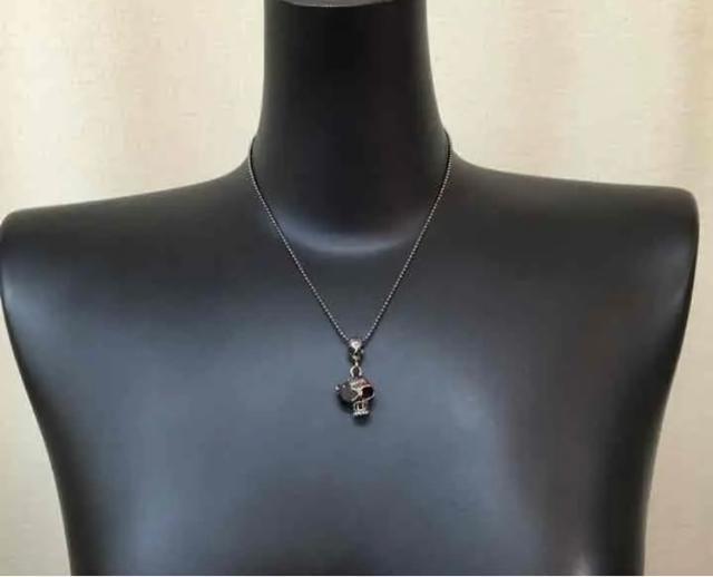 メンズ CZスカルネックレス < 男性アクセサリー/時計  メンズ CZスカルネックレス < 男性アクセサリー/時計の