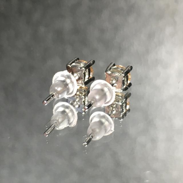 《No.p004》宝石質 天然石シトリン ピアス S925 < 女性アクセサリー/時計  《No.p004》宝石質 天然石シトリン ピアス S925 < 女性アクセサリー/時計の