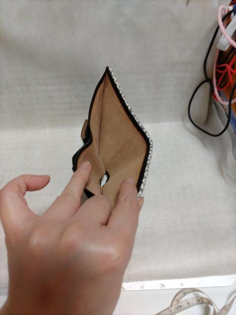 ※津軽こぎん刺し「二つ折り財布」 < 女性ファッション  ※津軽こぎん刺し「二つ折り財布」 < 女性ファッションの