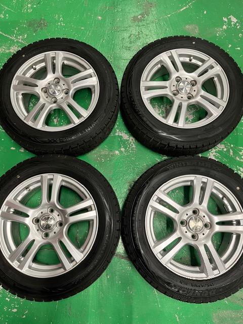 0192107)激安国産中古ダンロップスタッドレスタイヤ4本社外アルミホイールセットコンパクトカーサイズ175/65R15送料無料 < 自動車/バイク 0192107)激安国産中古ダンロップスタッドレスタイヤ4本社外アルミホイールセットコンパクトカーサイズ175/65R15送料無料 < 自動車/バイク