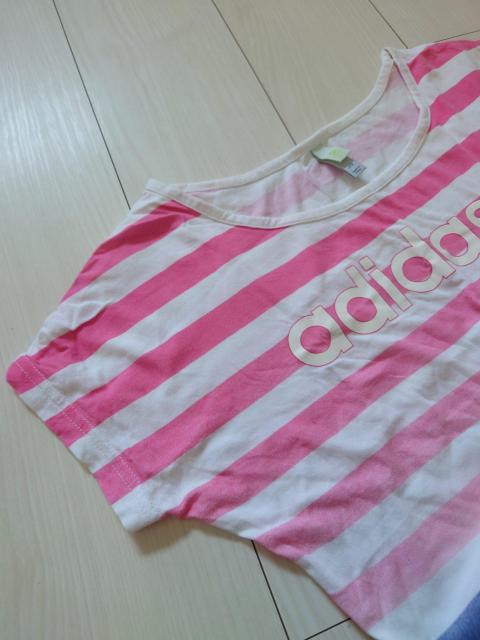 adidas アディダス ゆるっと感がかわいいTシャツ サイズS < ブランド  adidas アディダス ゆるっと感がかわいいTシャツ サイズS < ブランドの