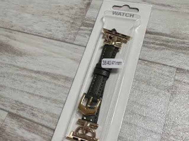 Apple Watch バンド 合皮 38/40/41mm オリーブグリーン+ゴールド < 女性アクセサリー/時計 Apple Watch バンド 合皮 38/40/41mm オリーブグリーン+ゴールド < 女性アクセサリー/時計の