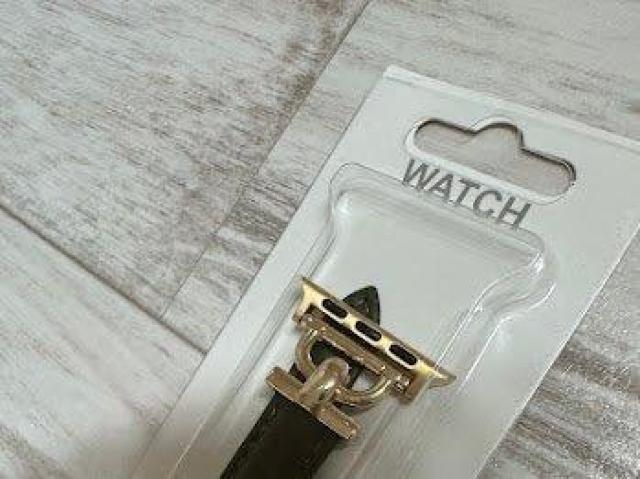 Apple Watch バンド 合皮 38/40/41mm オリーブグリーン+ゴールド < 女性アクセサリー/時計 Apple Watch バンド 合皮 38/40/41mm オリーブグリーン+ゴールド < 女性アクセサリー/時計の