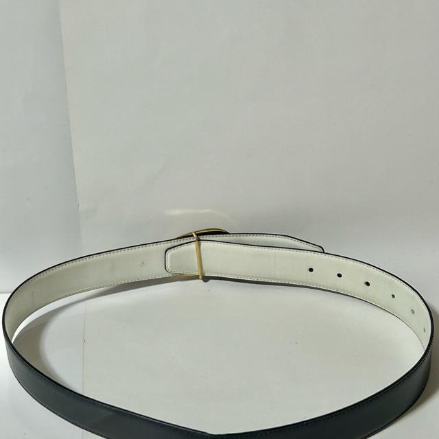 GUCCI �O�b�` G�o�b�N�� 035�E194�E0955 ���U�[ �x���g �\�L�T�C�Y75/30 �l�C�r�[ �� �u�����h�� 