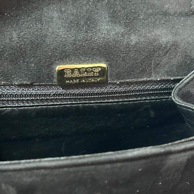 BALLY �o���[ ���B���e�[�W �X�G�[�h ���U�[ �V�����_�[�o�b�O �u���b�N �S�[���h���� �� �u�����h�� 