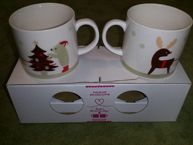 Yoka saji by DECOLE joyful Christmas days ペア マグカップ < インテリア/ライフ  Yoka saji by DECOLE joyful Christmas days ペア マグカップ < インテリア/ライフの