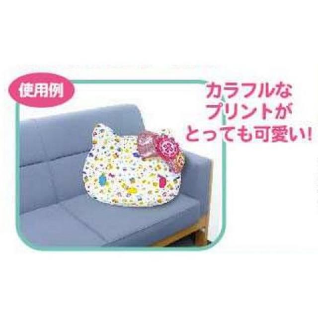 《New》キティちゃん(リボン*キラキラ)★カラフルプリント*フェイス型クッション<ホワイト> < インテリア/ライフ 《New》キティちゃん(リボン*キラキラ)★カラフルプリント*フェイス型クッション<ホワイト> < インテリア/ライフの