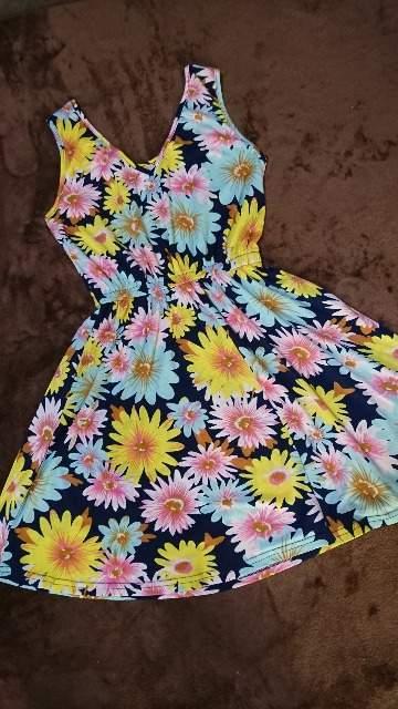 美ライン総花柄可愛いワンピ値下げ〜! < 女性ファッション  美ライン総花柄可愛いワンピ値下げ〜!  < 女性ファッションの