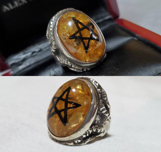 正規限定 アレックスストリーター ブラックスターエンジェルハートリング クラックリフレクション 12 付属有 < 男性アクセサリー/時計  正規限定 アレックスストリーター ブラックスターエンジェルハートリング クラックリフレクション 12 付属有 < 男性アクセサリー/時計の