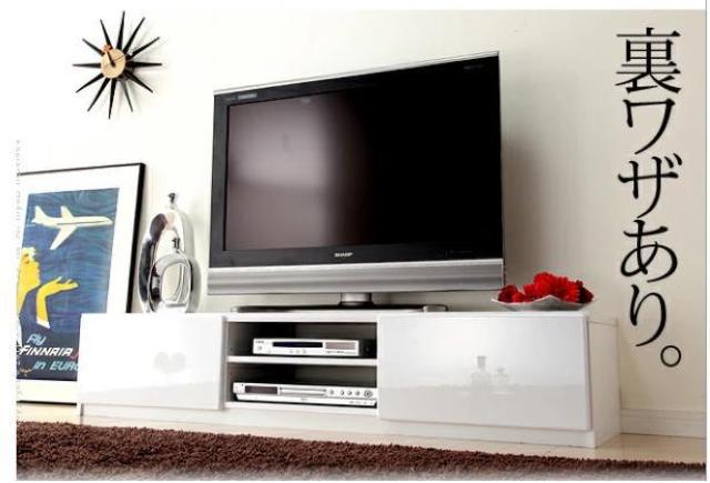 テレビ台150cm 65インチ対応 ホワイト テレビボード < インテリア/ライフ  テレビ台150cm 65インチ対応 ホワイト テレビボード  < インテリア/ライフの