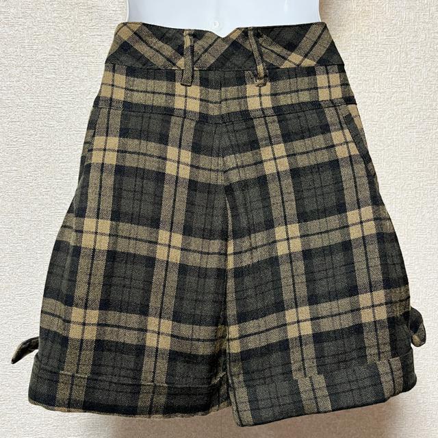 秋冬仕様☆サイドリボン付チェック柄ショートパンツ < 女性ファッション  秋冬仕様☆サイドリボン付チェック柄ショートパンツ < 女性ファッションの