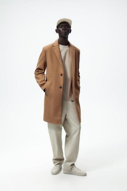 ☆ZARA ザラ コンフォート コート チェスターコート/メンズ/XS☆ゴールデンブラウン☆新品★新作モデル < ブランド ☆ZARA ザラ コンフォート コート チェスターコート/メンズ/XS☆ゴールデンブラウン☆新品★新作モデル < ブランドの