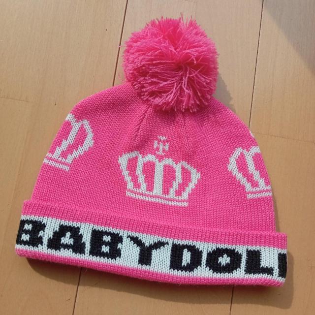新品ジャガードニットキャップMピンク ベビードールBABYDOLLベビド < ブランド  新品ジャガードニットキャップMピンク ベビードールBABYDOLLベビド  < ブランドの