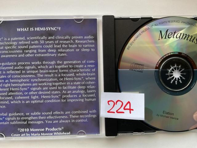 Hemi-Sync Elation 集中力・記憶力向上をサポートする音楽CD モンロープロダクツ < CD/DVD/ビデオ Hemi-Sync Elation 集中力・記憶力向上をサポートする音楽CD モンロープロダクツ < CD/DVD/ビデオの