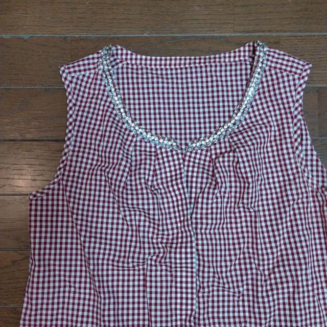 SHIPS タンクトップ ビーズ 美品 < 女性ファッション  SHIPS タンクトップ ビーズ 美品 < 女性ファッションの