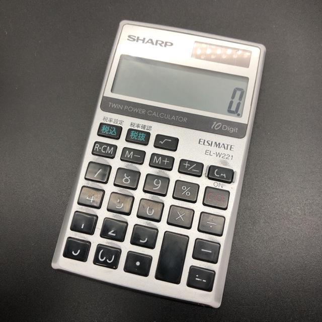 即決 SHARP シャープ 10桁 電卓 EL-W221 < インテリア/ライフ  即決 SHARP シャープ 10桁 電卓 EL-W221  < インテリア/ライフの