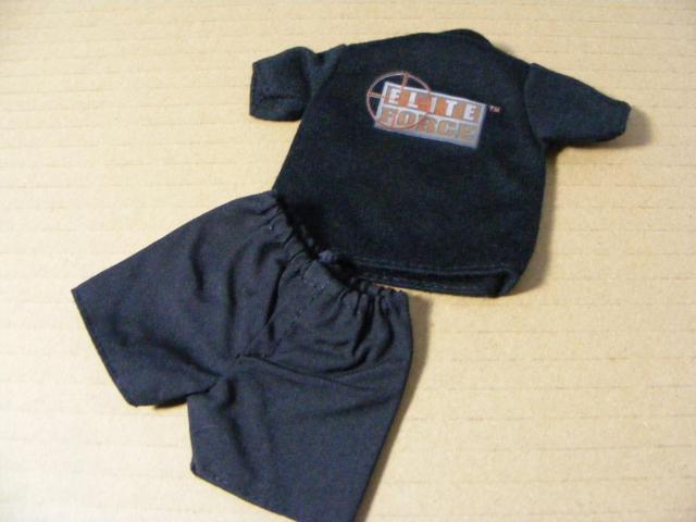 ●1/6スケールGIジョー クールガール ミニチュアフュギア専用 トレーニング Tシャツ ELITE/B&ショートパンツ SET! < ホビー  ●1/6スケールGIジョー クールガール ミニチュアフュギア専用 トレーニング Tシャツ ELITE/B&ショートパンツ SET! < ホビーの