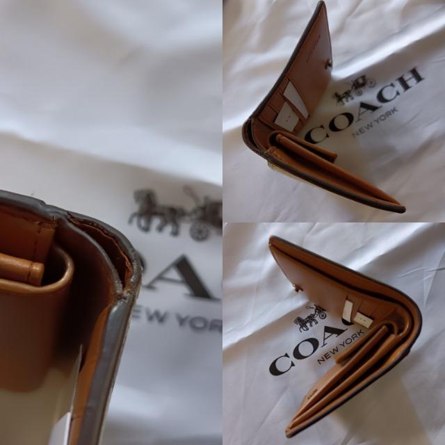 COACH★2つ折り財布★柔らかレザー持ち心地良し★素敵な花柄★美品★コーチ★送料無料★ < ブランド COACH★2つ折り財布★柔らかレザー持ち心地良し★素敵な花柄★美品★コーチ★送料無料★ < ブランドの