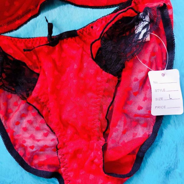 激エロッ。。F80×L。。透けハートレースフリルブラジャー&ショーツセット。。大きいサイズグラマー。。派手 < 女性ファッション  激エロッ。。F80×L。。透けハートレースフリルブラジャー&ショーツセット。。大きいサイズグラマー。。派手 < 女性ファッションの