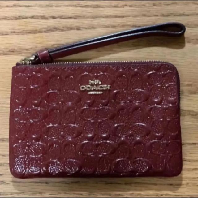 coach コーチ 財布 ウォレット ポーチ バーガンディ シガレットケース コーチ ポーチ レザー 小物入れ シグネチャー < ブランド coach コーチ 財布 ウォレット ポーチ バーガンディ シガレットケース コーチ ポーチ レザー 小物入れ シグネチャー < ブランドの