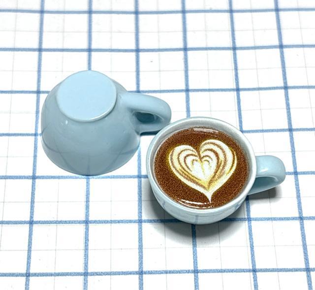 1073 水色 カフェラテ 1個 コーヒーカップ 樹脂パーツ アクセサリーチャーム ミニチュア ラテアート < ペット/手芸/園芸 1073 水色 カフェラテ 1個 コーヒーカップ 樹脂パーツ アクセサリーチャーム ミニチュア ラテアート < ペット/手芸/園芸の