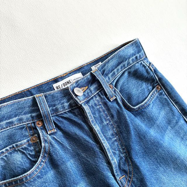 ◆美品◆Levi’s×RE/DONE◆カットオフストレートデニム◆ブルー◆25 < 女性ファッション ◆美品◆Levi’s×RE/DONE◆カットオフストレートデニム◆ブルー◆25 < 女性ファッションの