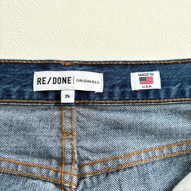 ◆美品◆Levi’s×RE/DONE◆カットオフストレートデニム◆ブルー◆25 < 女性ファッション ◆美品◆Levi’s×RE/DONE◆カットオフストレートデニム◆ブルー◆25 < 女性ファッションの