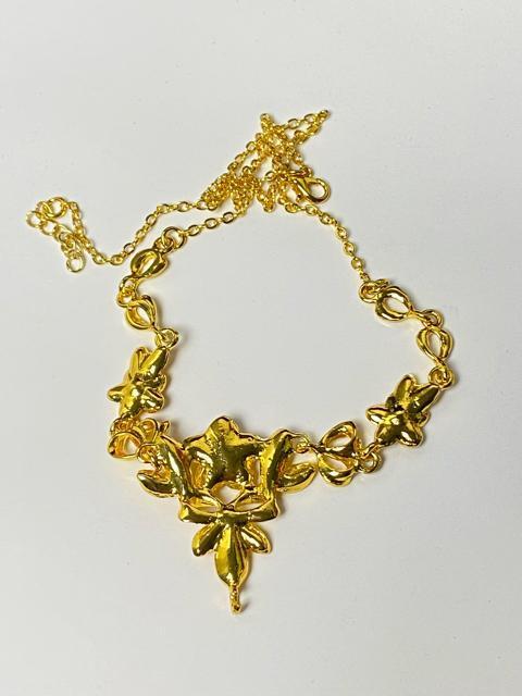 【美品】ゴールド フラワー ネックレス 花 華やか 金色 ゴージャス パーティー 鉄製上品 エレガント ネックレス 花柄 9.3g < 女性ファッション 【美品】ゴールド フラワー ネックレス 花 華やか 金色 ゴージャス パーティー 鉄製上品 エレガント ネックレス 花柄 9.3g < 女性ファッションの