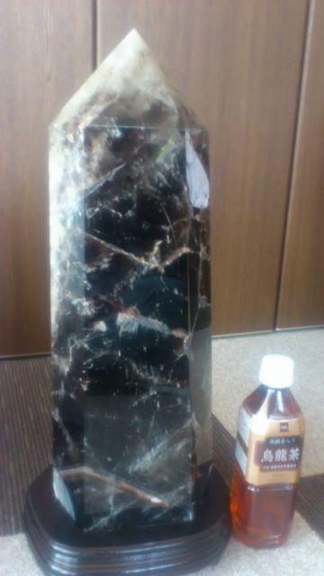 約16キロ!どでか大きい!黒水晶六角柱!虹あり! < インテリア/ライフ  約16キロ!どでか大きい!黒水晶六角柱!虹あり!  < インテリア/ライフの