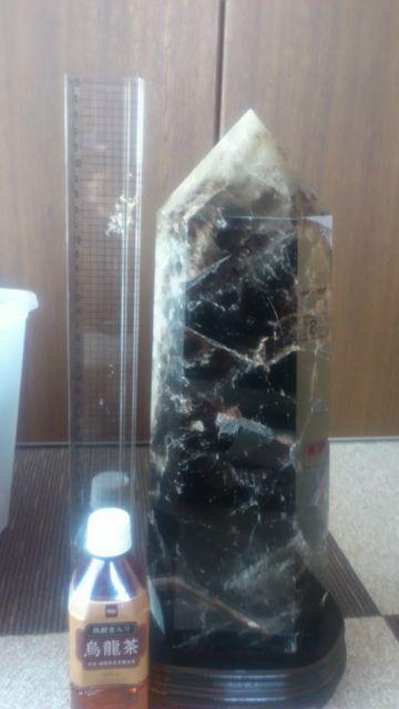 約16キロ!どでか大きい!黒水晶六角柱!虹あり! < インテリア/ライフ  約16キロ!どでか大きい!黒水晶六角柱!虹あり! < インテリア/ライフの